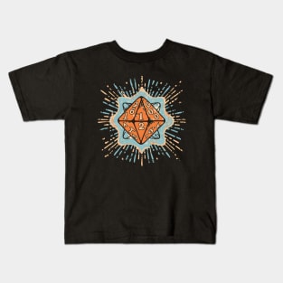 D20 Critical Success, Rolling with Difficulty Kids T-Shirt